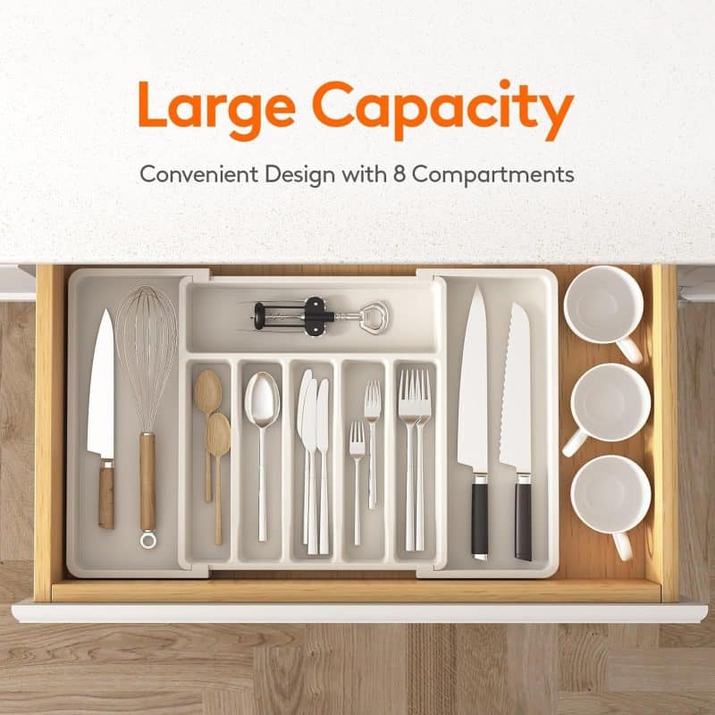 Lifewit Silverware Drawer Organizer - Image 85