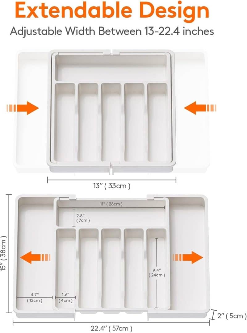 Lifewit Silverware Drawer Organizer - Image 86