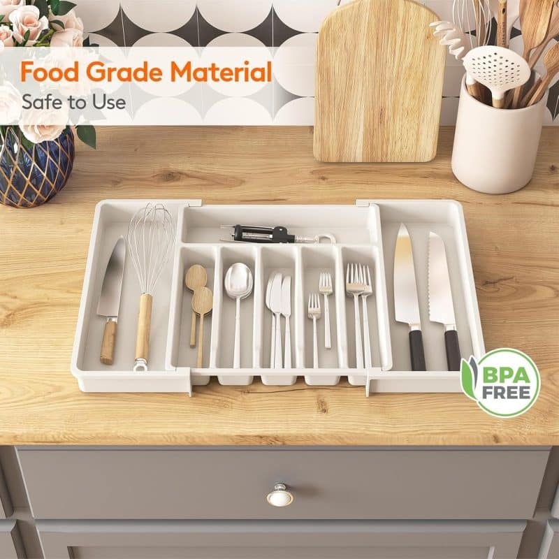 Lifewit Silverware Drawer Organizer - Image 91