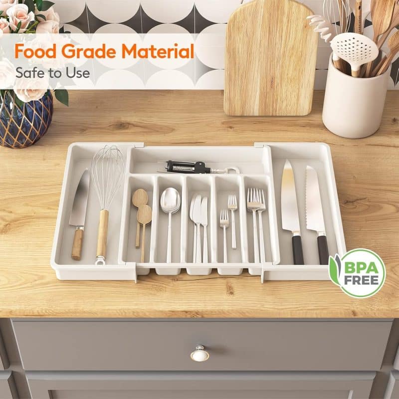 Lifewit Silverware Drawer Organizer - Image 108