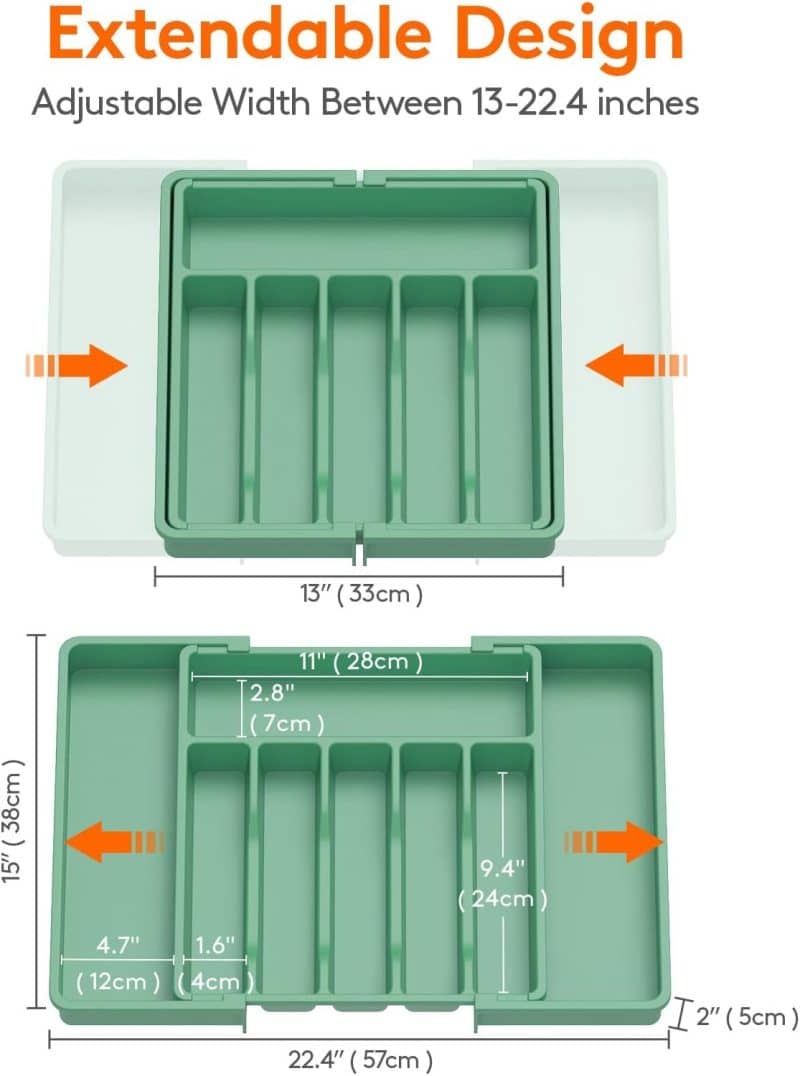 Lifewit Silverware Drawer Organizer - Image 112