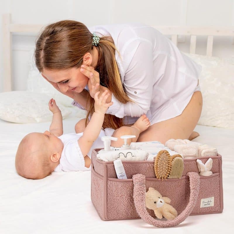 PeraBella Baby Diaper Caddy Organizer for Changing Table - Image 8