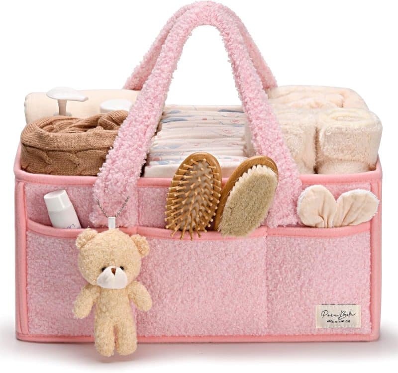 PeraBella Baby Diaper Caddy Organizer for Changing Table - Image 10