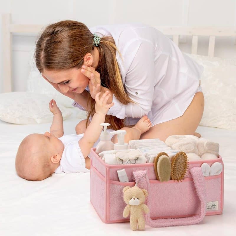 PeraBella Baby Diaper Caddy Organizer for Changing Table - Image 13
