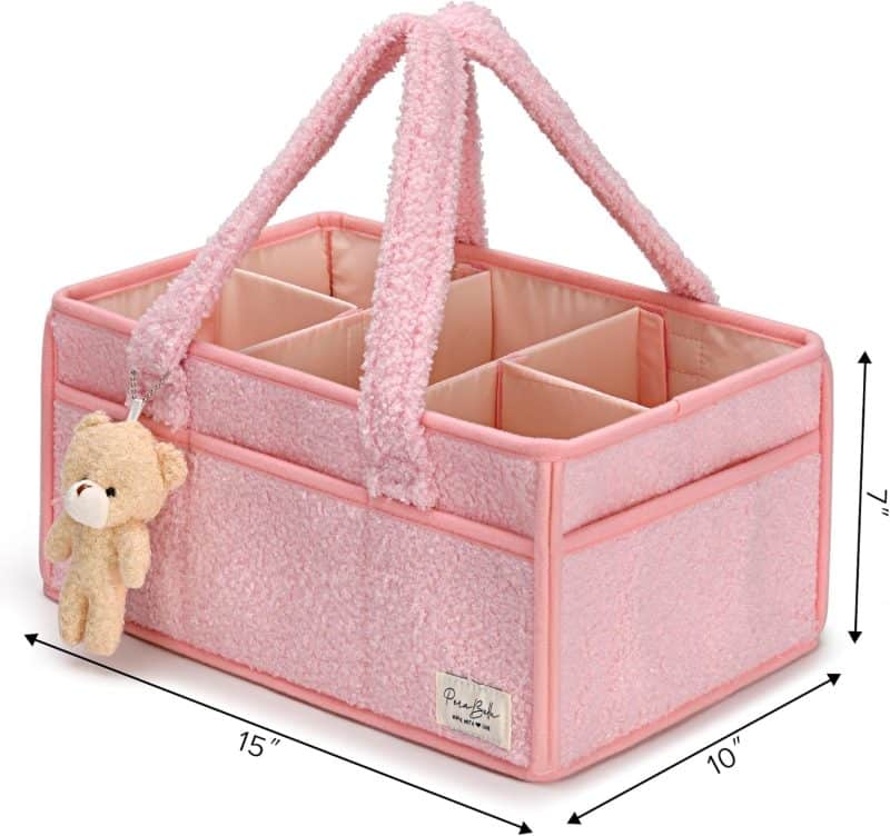 PeraBella Baby Diaper Caddy Organizer for Changing Table - Image 16