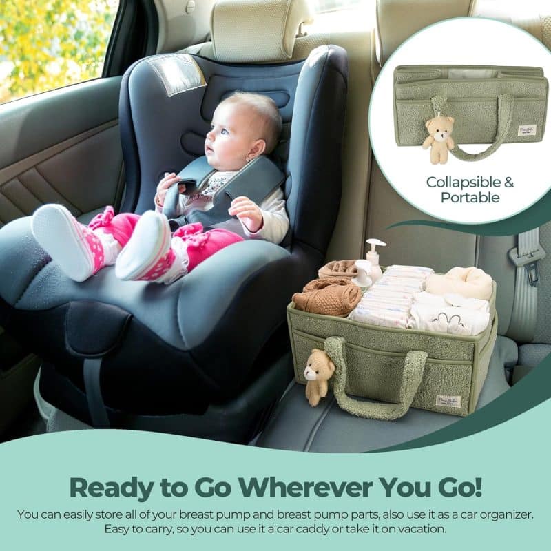 PeraBella Baby Diaper Caddy Organizer for Changing Table - Image 24