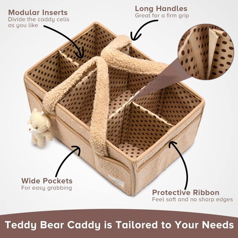 PeraBella Baby Diaper Caddy Organizer for Changing Table - Image 38