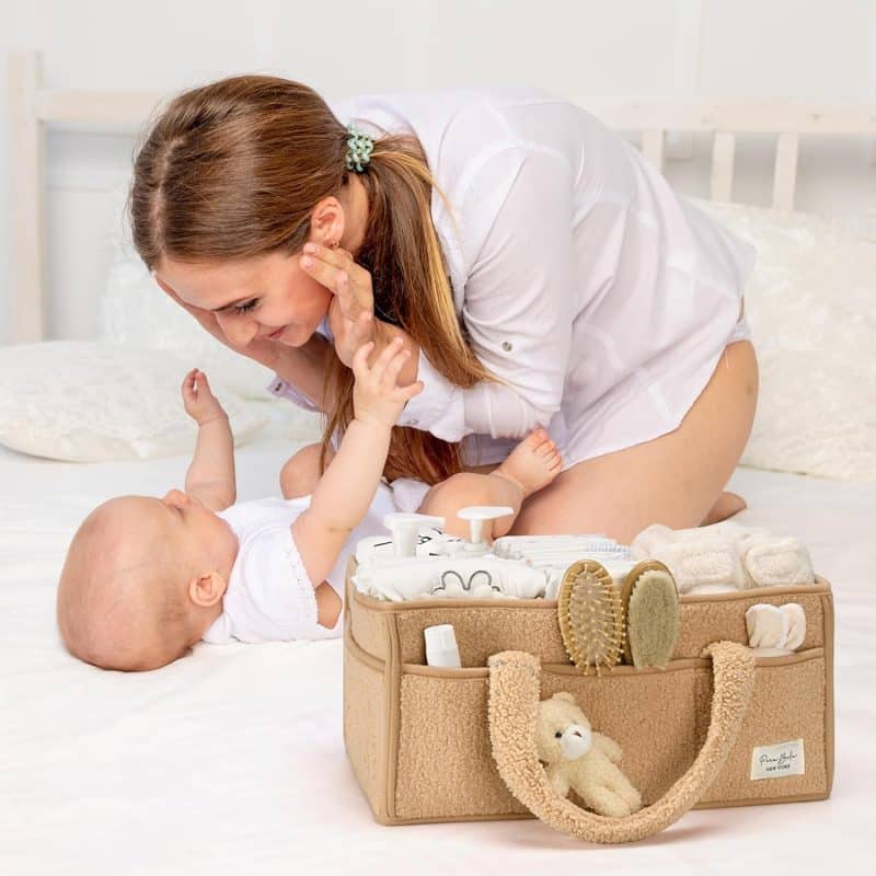 PeraBella Baby Diaper Caddy Organizer for Changing Table - Image 40
