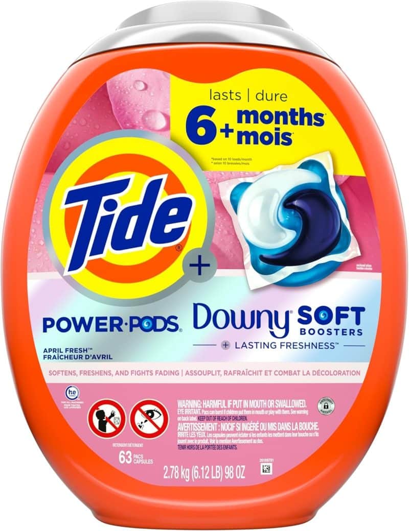Tide Power PODs 2-in-1 Laundry Detergent Pods with Downy Soft Boosters - Image 2
