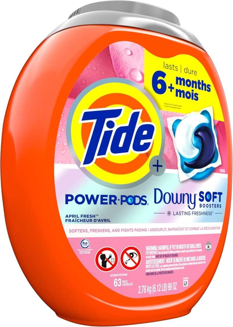Tide Power PODs 2-in-1 Laundry Detergent Pods with Downy Soft Boosters - Image 3