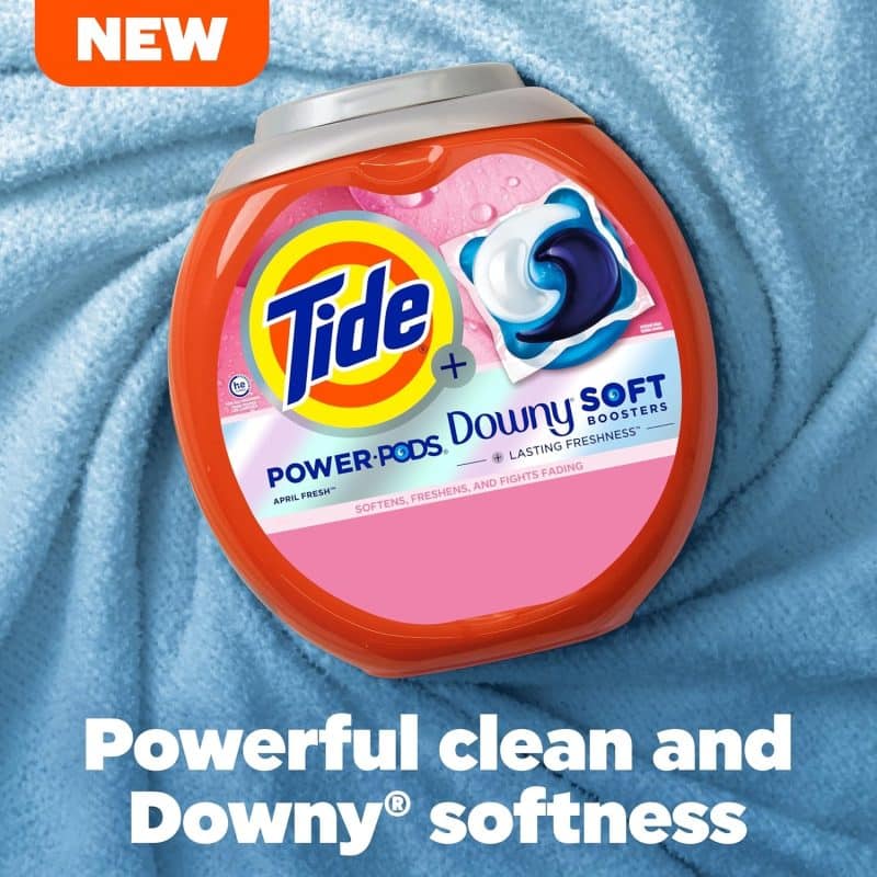Tide Power PODs 2-in-1 Laundry Detergent Pods with Downy Soft Boosters - Image 4