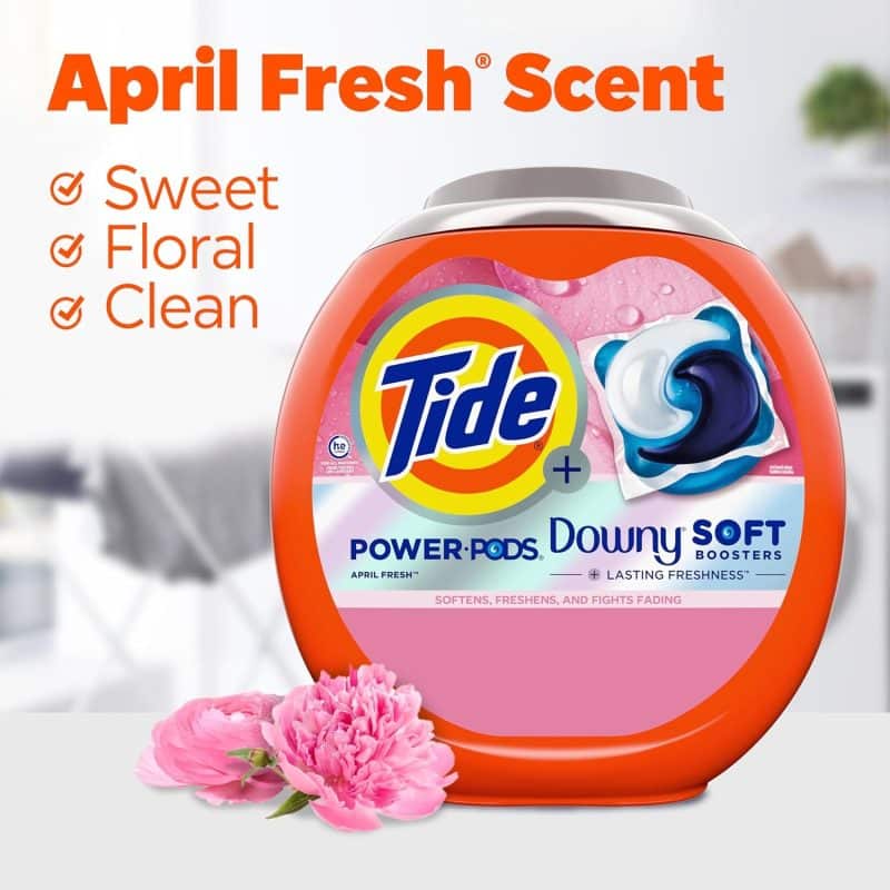 Tide Power PODs 2-in-1 Laundry Detergent Pods with Downy Soft Boosters - Image 9