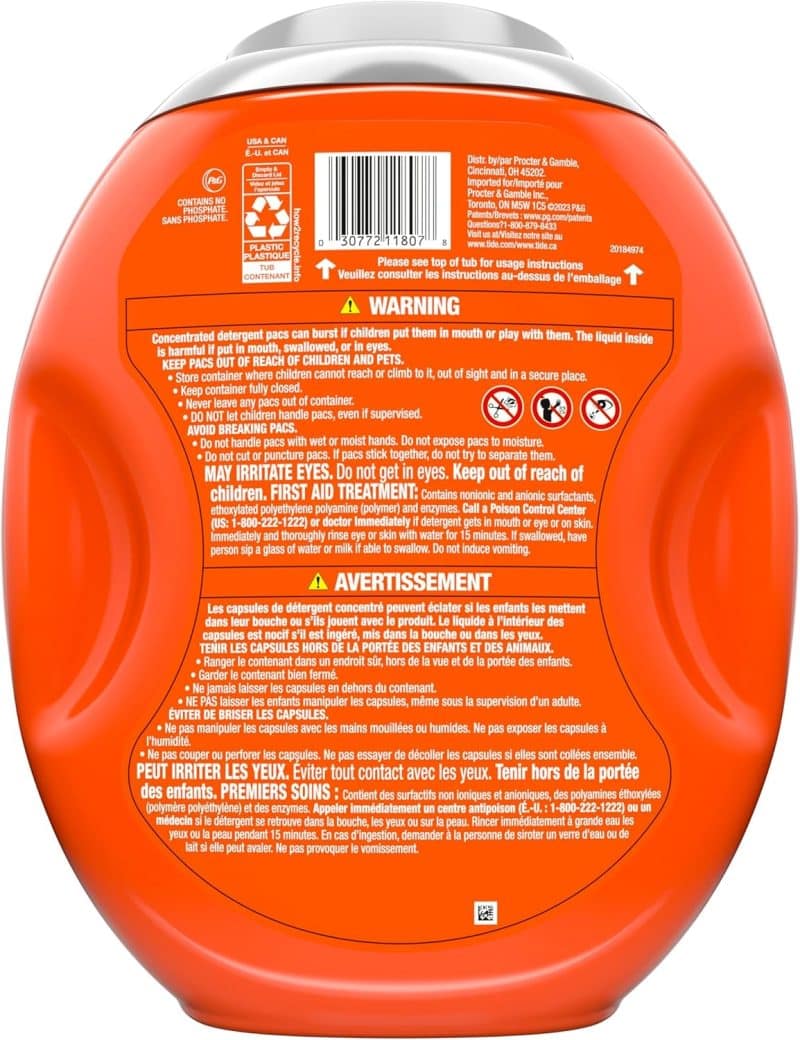 Tide Power PODs 2-in-1 Laundry Detergent Pods with Downy Soft Boosters - Image 12