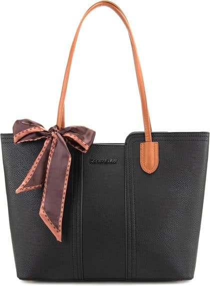 Montana West Tote Bags (Medium Top Handle Handbag with Scarf)