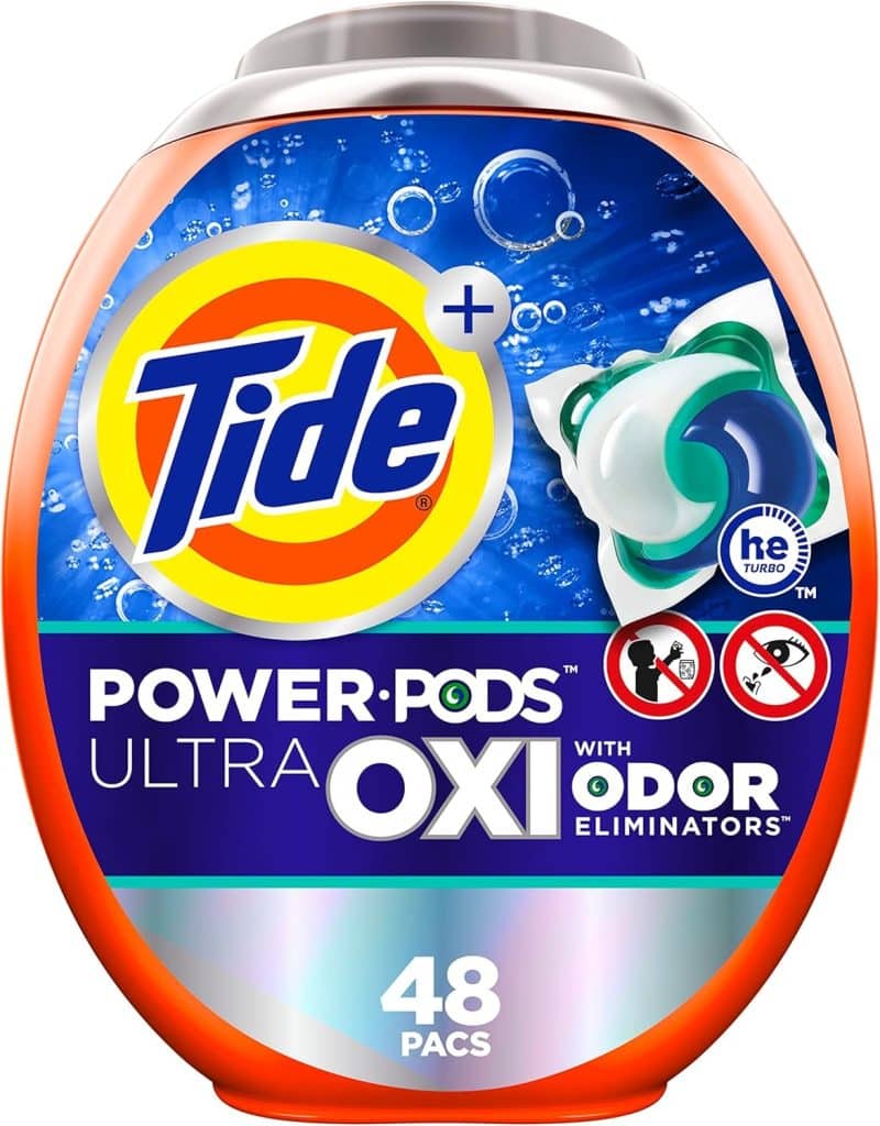 Tide Ultra OXI Power PODS with Odor Eliminators Laundry Detergent Pacs - Image 13