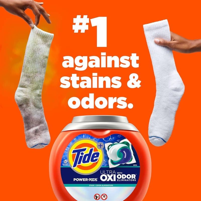 Tide Ultra OXI Power PODS with Odor Eliminators Laundry Detergent Pacs - Image 14