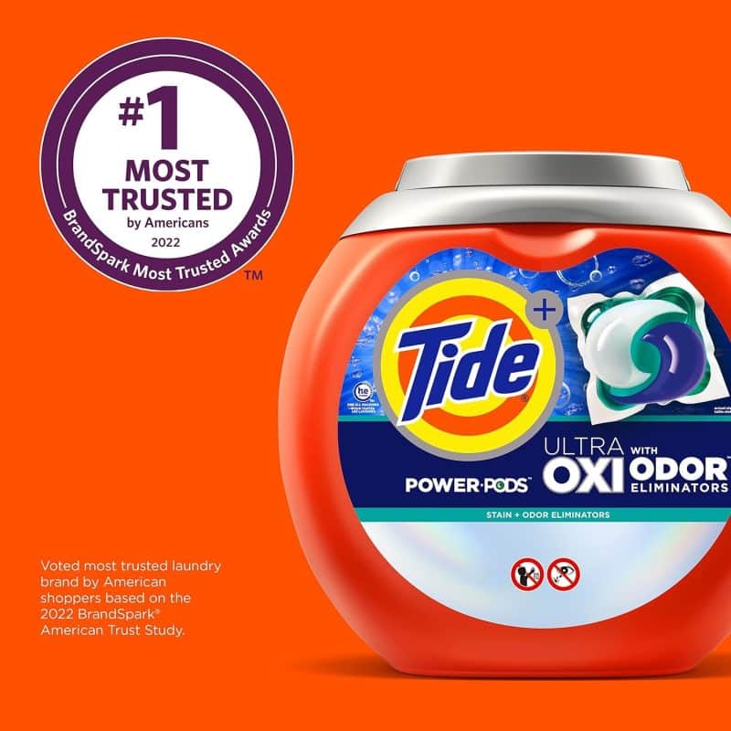Tide Ultra OXI Power PODS with Odor Eliminators Laundry Detergent Pacs - Image 17