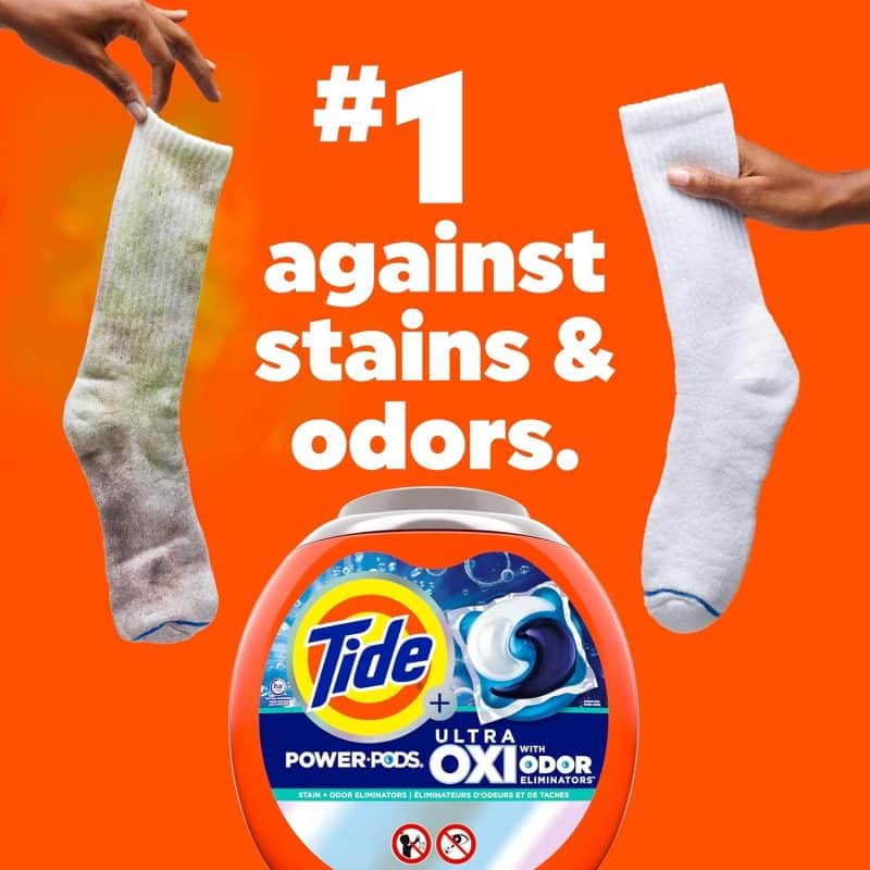 Tide Ultra OXI Power PODS with Odor Eliminators Laundry Detergent Pacs - Image 23
