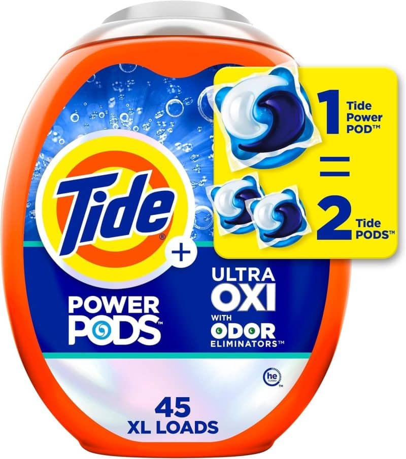 Tide Ultra OXI Power PODS with Odor Eliminators Laundry Detergent Pacs - Image 30