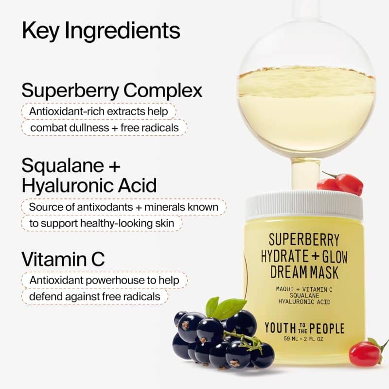 Youth To The People Superberry Hydrate + Glow Dream Mask - Image 5