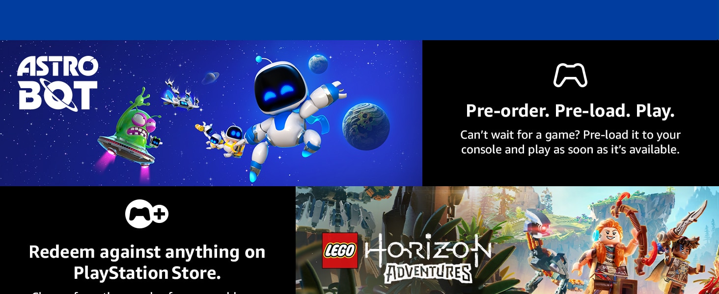 Pre-order, pre-load and then play. Redeem against anything on the PlayStation Store even PS Plus
