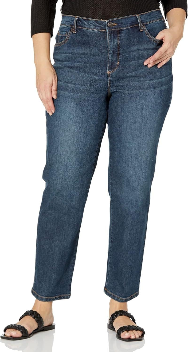 Gloria Vanderbilt Women's Amanda Classic High Rise Tapered Jeans (Plus Sizes) - Image 49