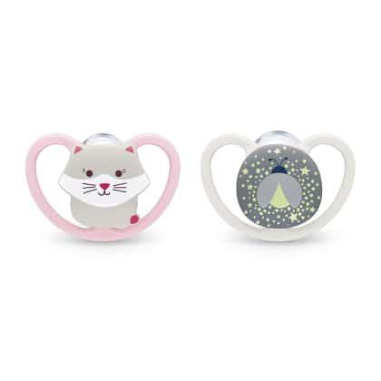 NUK Space Orthodontic Pacifiers (2-Pack)