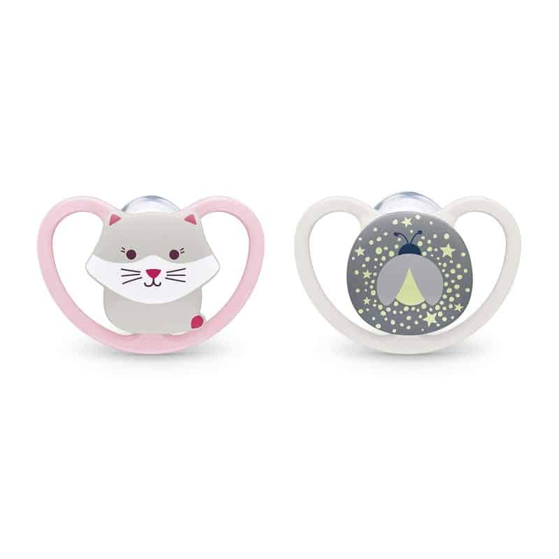 NUK Space Orthodontic Pacifiers (2-Pack)