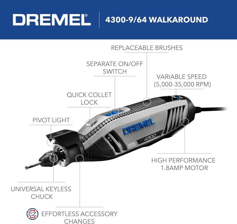 Dremel 4300 Rotary Tool Kit - Image 4