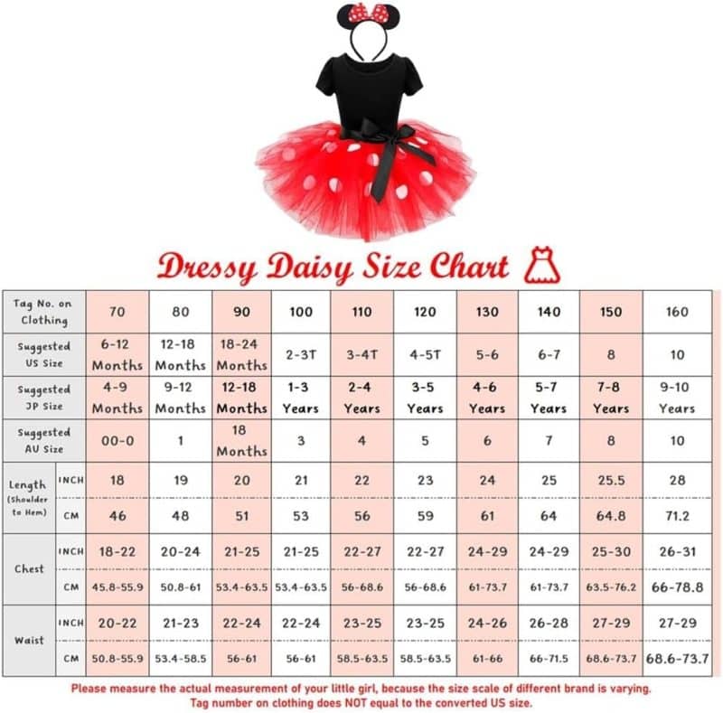 Dressy Daisy Baby Girl Polka Dots Fancy Dress Up Costume - Image 31
