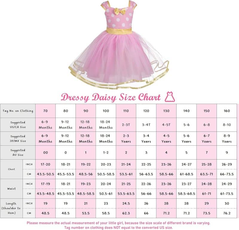 Dressy Daisy Baby Girl Polka Dots Fancy Dress Up Costume - Image 43