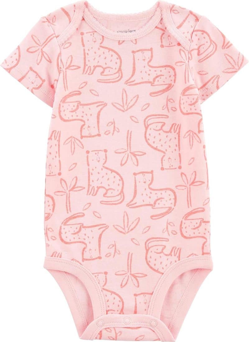Simple Joys by Carter's baby Girls Short Sleeve Bodysuit (6 Pack) - Image 43