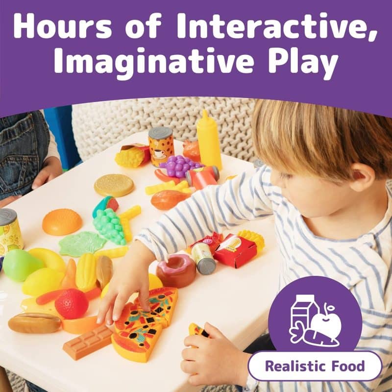 Jaxojoy Pretend Play Chef/Food Set - Image 4