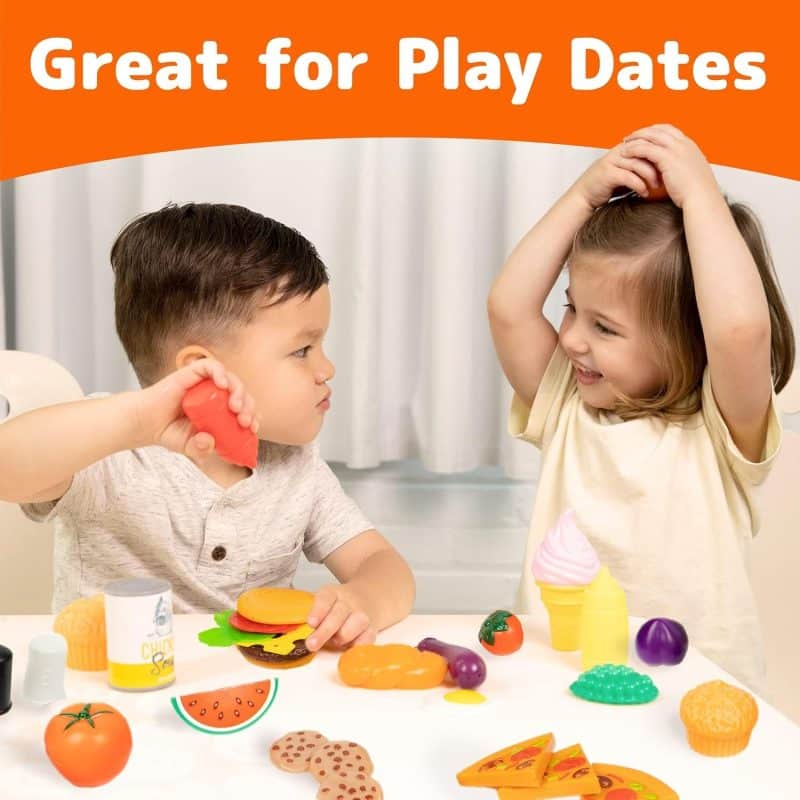 Jaxojoy Pretend Play Chef/Food Set - Image 7