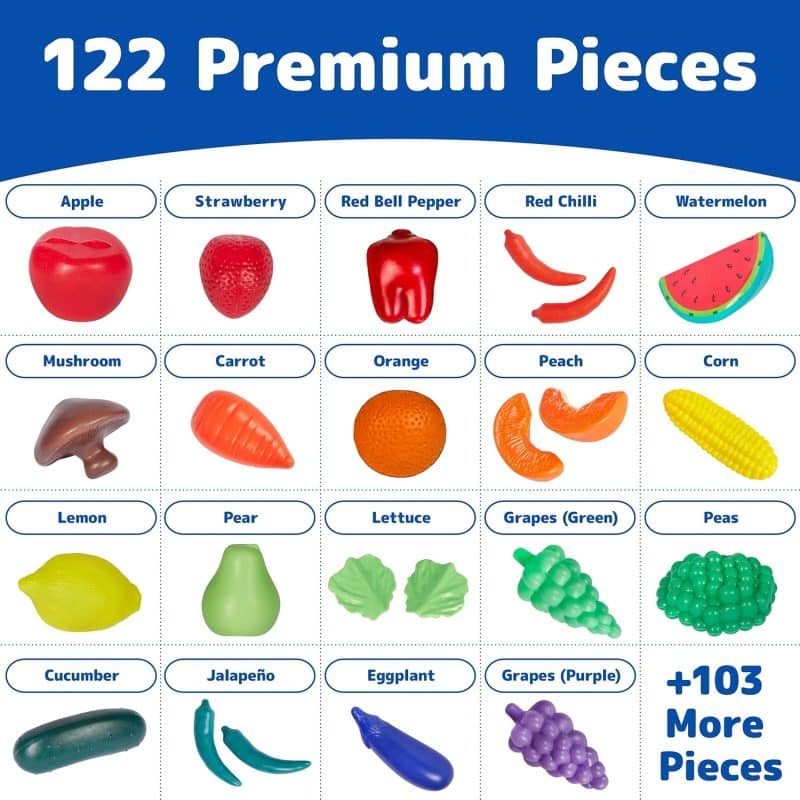 Jaxojoy Pretend Play Chef/Food Set - Image 8