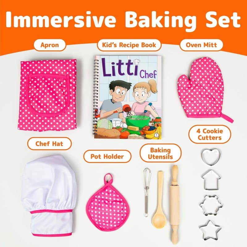 Jaxojoy Pretend Play Chef/Food Set - Image 10