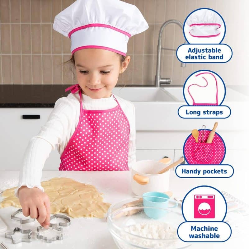 Jaxojoy Pretend Play Chef/Food Set - Image 11