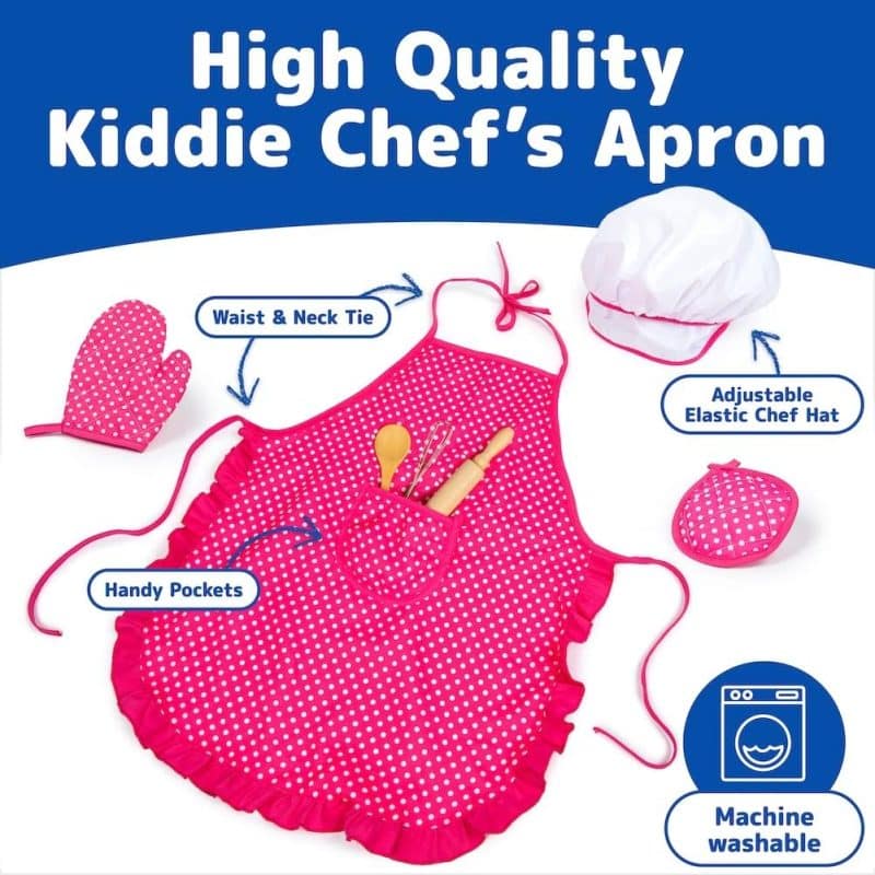 Jaxojoy Pretend Play Chef/Food Set - Image 20