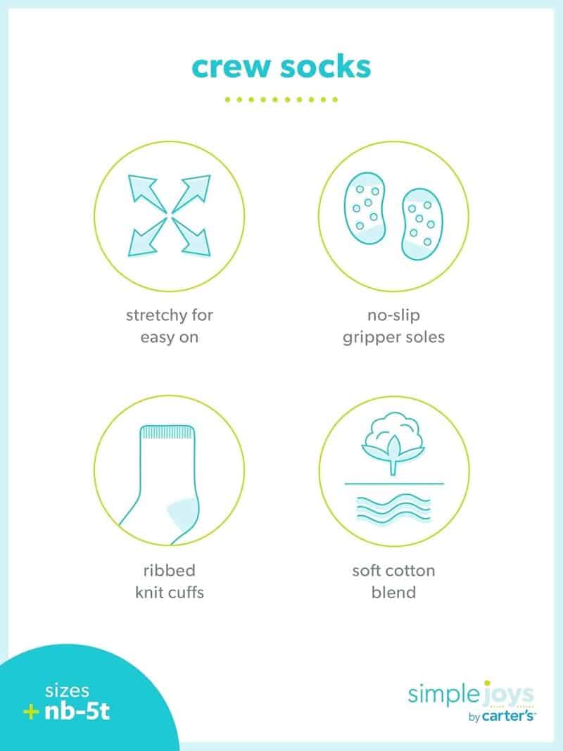 Simple Joys by Carter's Baby Socks (12-Pack) - Image 7