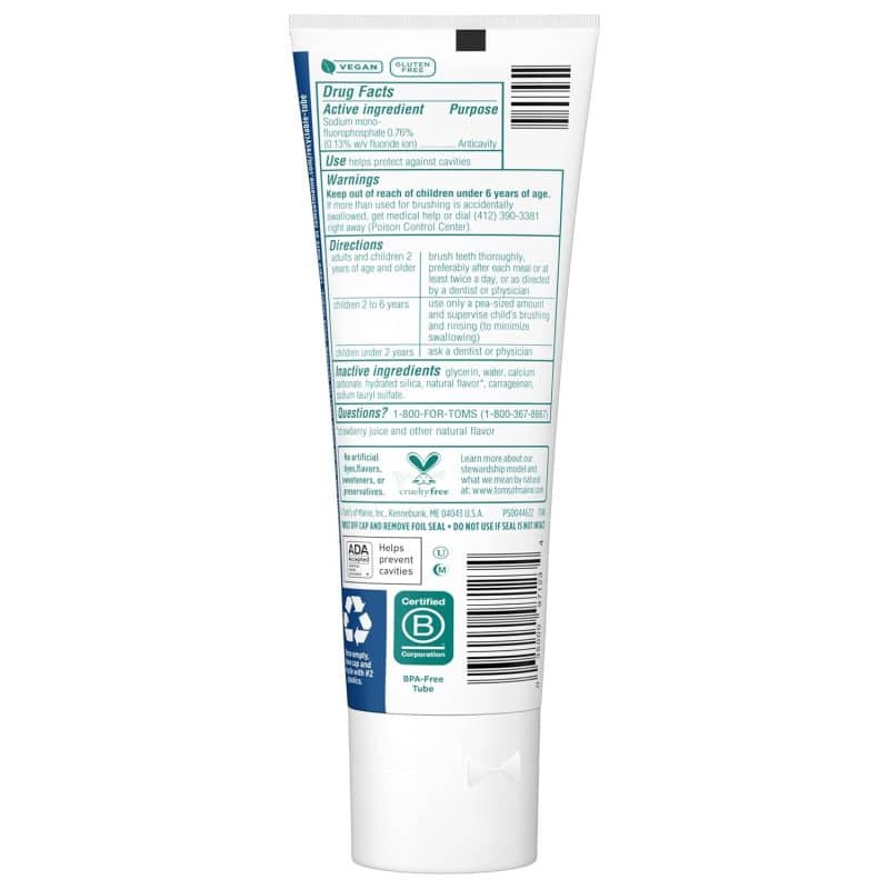 Tom's of Maine Children's Toothpaste - Image 30
