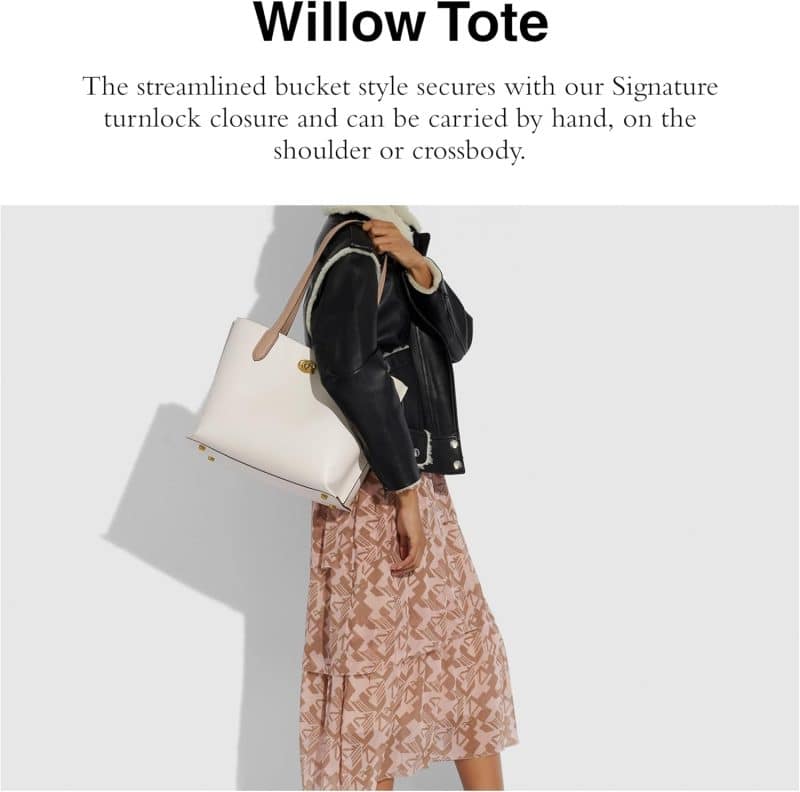 Coach Women's Polished Pebble Leather Willow Tote - Image 14