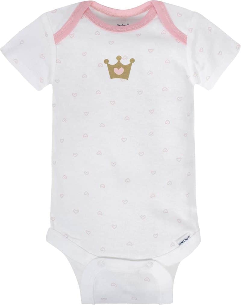 Gerber Baby Girls' Short Sleeve Onesies (8-Pack) - Image 25