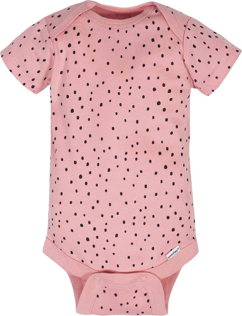Gerber Baby Girls' Short Sleeve Onesies (8-Pack) - Image 31
