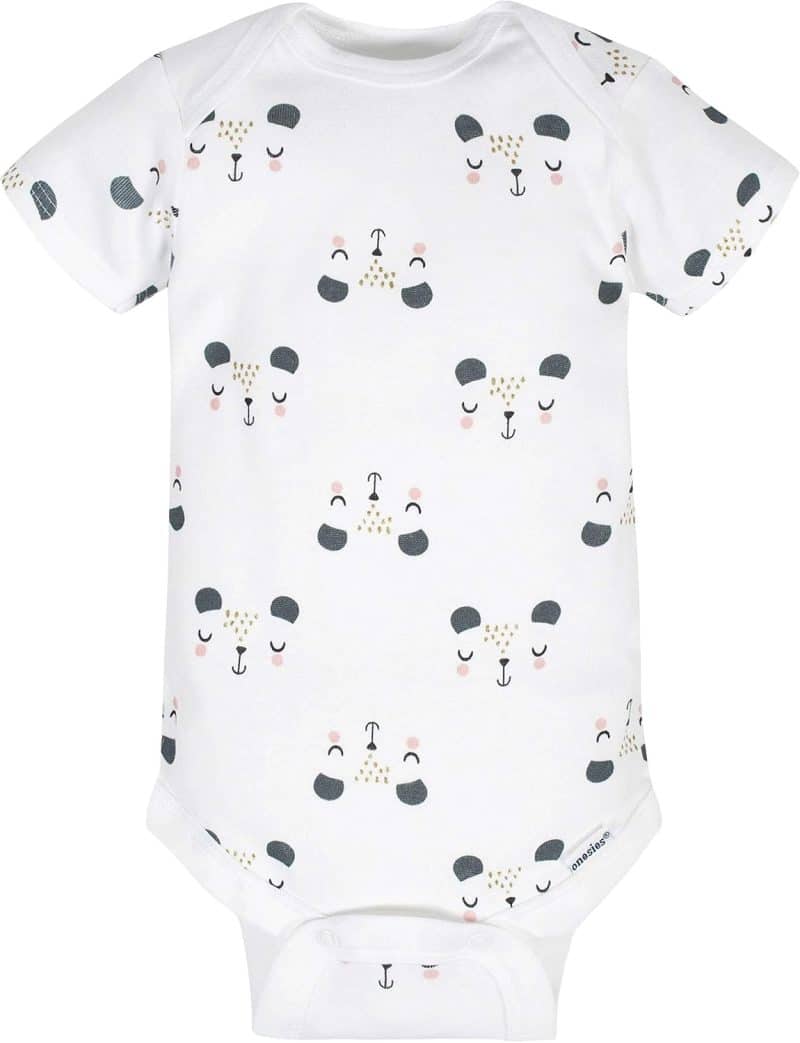 Gerber Baby Girls' Short Sleeve Onesies (8-Pack) - Image 32