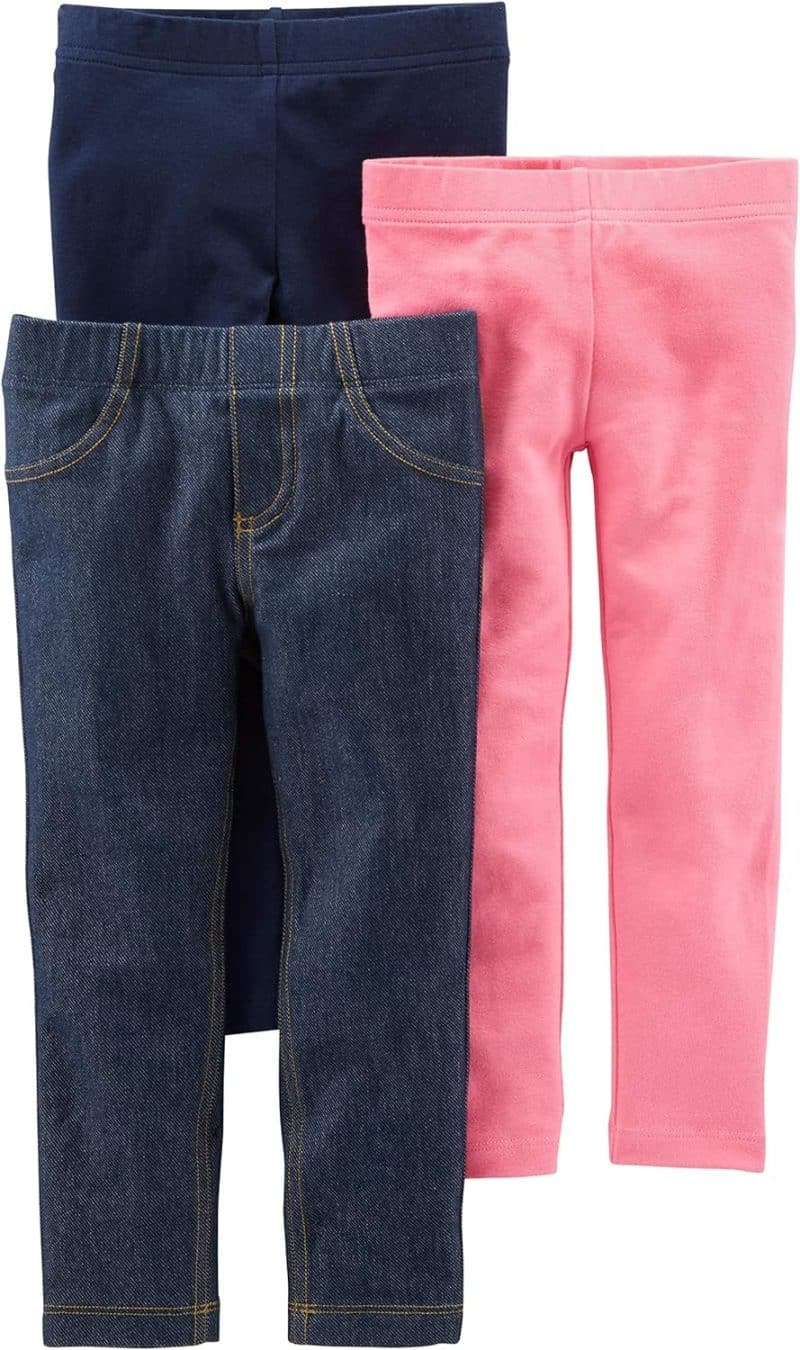 Simple Joys by Carter's Girls' Leggings (3-Pack) - Image 2