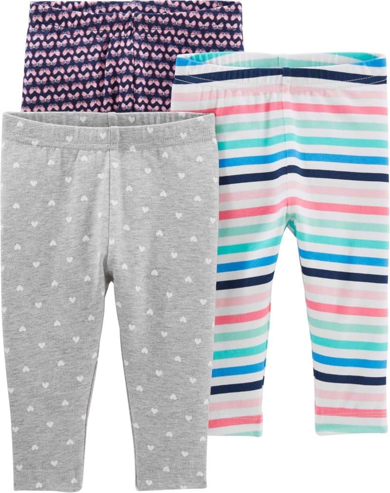 Simple Joys by Carter's Girls' Leggings (3-Pack) - Image 13