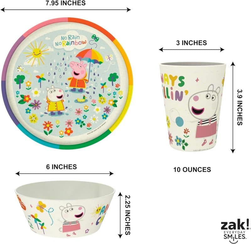 Zak Designs Kids Dinnerware Set - Image 5