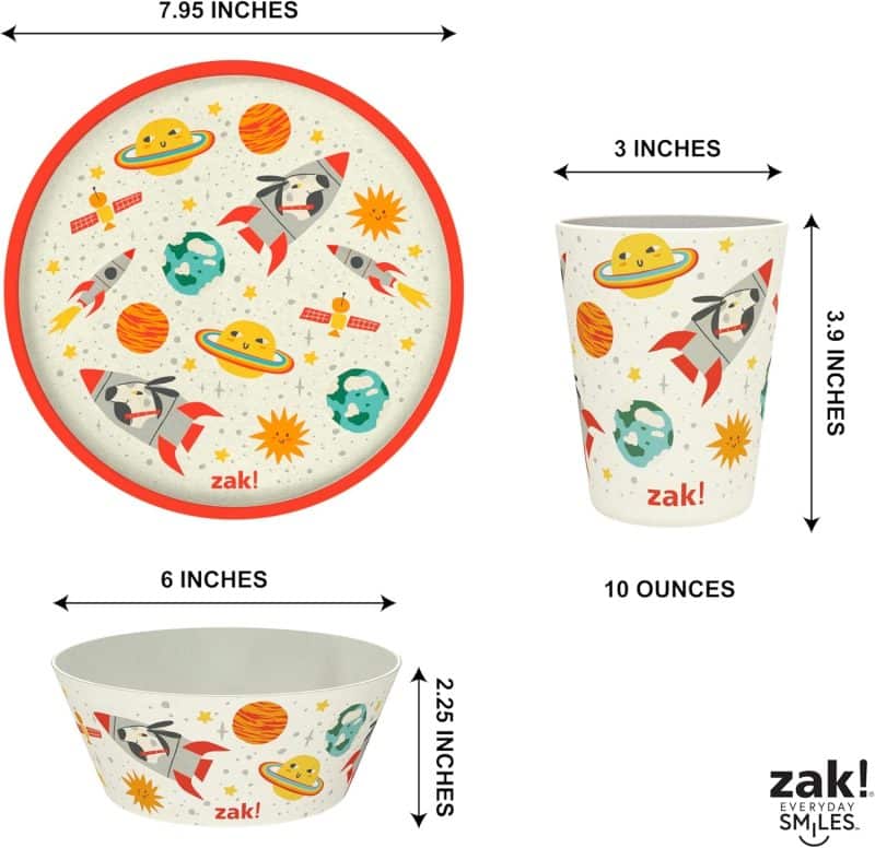Zak Designs Kids Dinnerware Set - Image 16