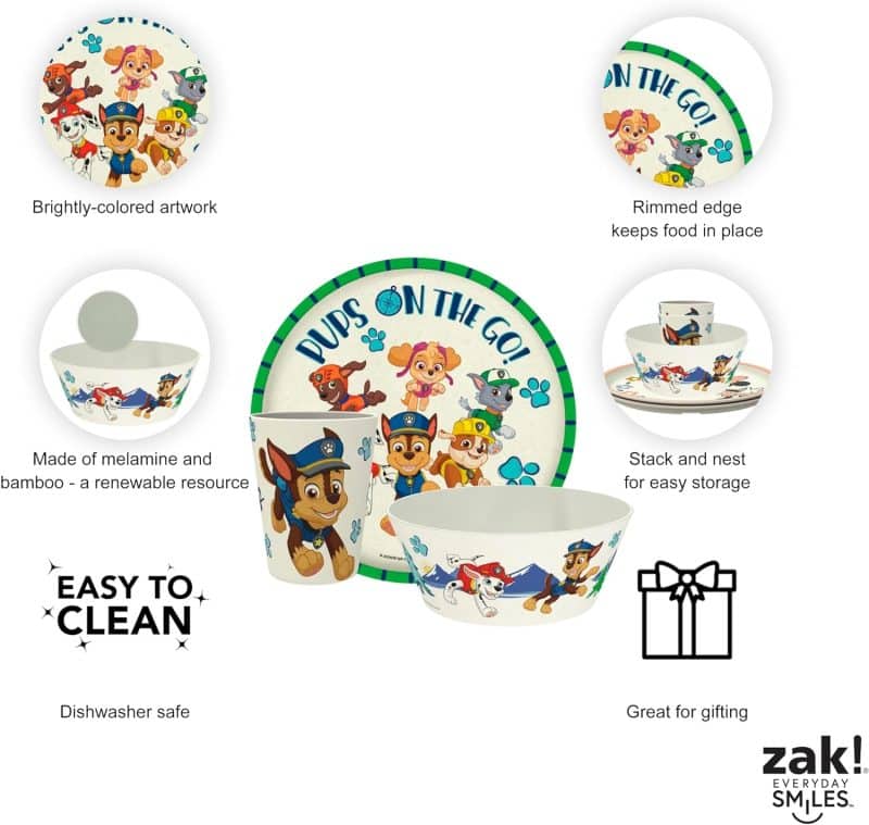 Zak Designs Kids Dinnerware Set - Image 25