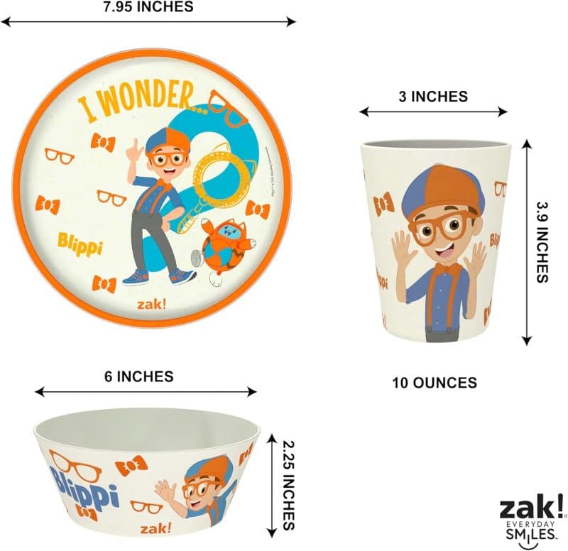 Zak Designs Kids Dinnerware Set - Image 72